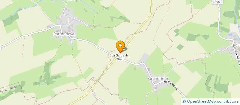 localisation de l'entreprise MADAME CAROLINE VALETTE  GRANDRIEUX