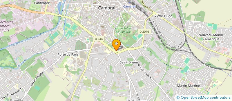 localisation de l'entreprise MADAME CAROLINE VALLET  CAMBRAI