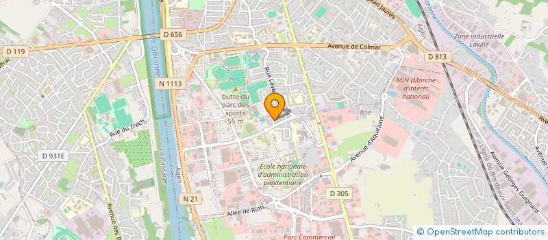 localisation de l'entreprise MADAME CAROLINE VALLIER  AGEN