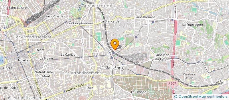 localisation de l'entreprise MADAME CAROLINE VAN BEVEREN à MARSEILLE