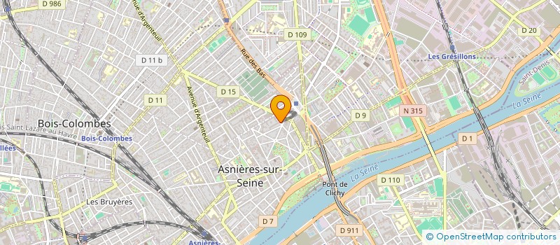 localisation de l'entreprise MADAME CAROLINE VAN HOECKE à ASNIERES-SUR-SEINE