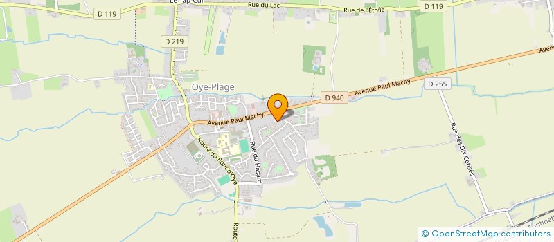 localisation de l'entreprise MADAME CAROLINE VAN WEYMERS  OYE-PLAGE