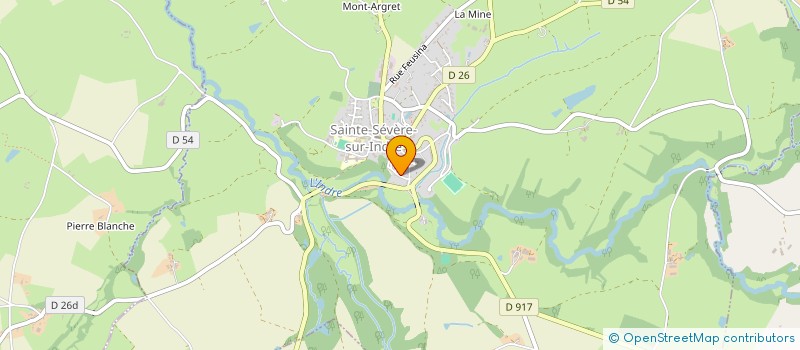 localisation de l'entreprise MADAME CAROLINE VAN ZUIJLEN à SAINTE-SEVERE-SUR-INDRE
