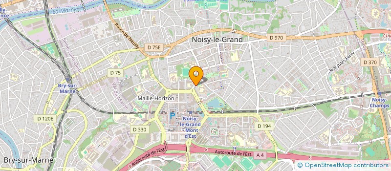 localisation de l'entreprise MADAME CAROLINE VANACKER  NOISY-LE-GRAND