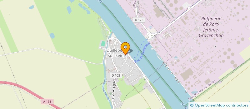 localisation de l'entreprise MADAME CAROLINE VANDEWOORDE  QUILLEBEUF-SUR-SEINE