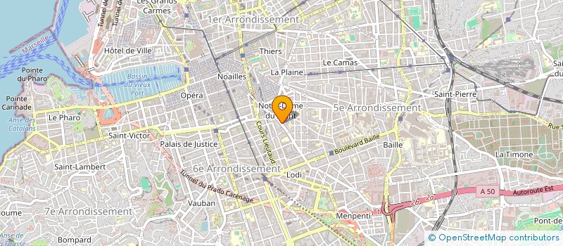 localisation de l'entreprise MADAME CAROLINE VANDYSTADT à MARSEILLE