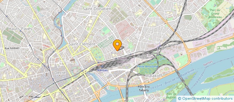 localisation de l'entreprise MADAME CAROLINE VANHOOVE à NANTES