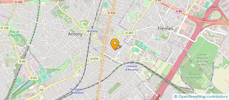 localisation de l'entreprise MADAME CAROLINE VANKEIRSBILCK à ANTONY