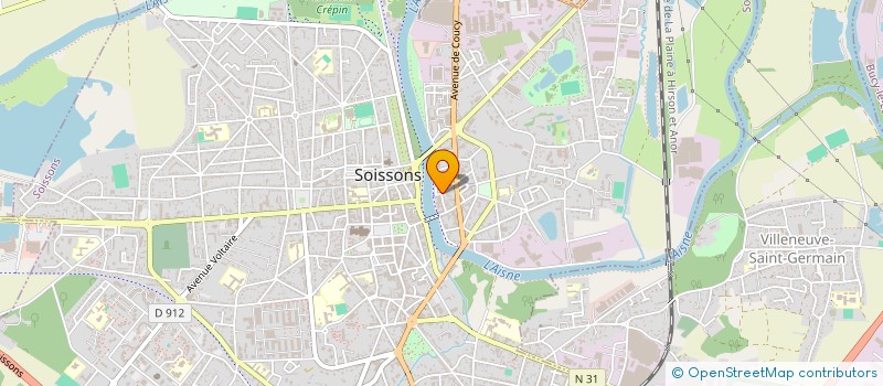 localisation de l'entreprise MADAME CAROLINE VARNIZY à SOISSONS