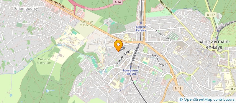 localisation de l'entreprise MADAME CAROLINE VASSAL  SAINT-GERMAIN-EN-LAYE