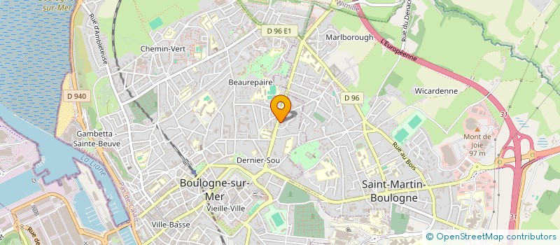 localisation de l'entreprise MADAME CAROLINE VASSAL à BOULOGNE-SUR-MER