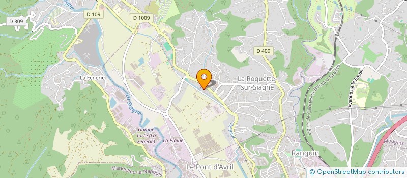 localisation de l'entreprise MADAME CAROLINE VASSEUR  GRASSE