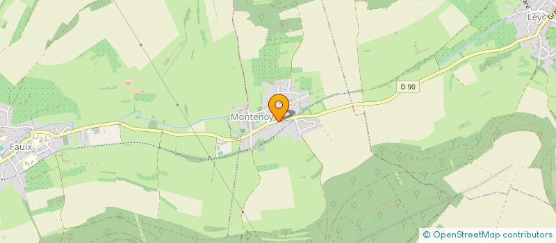 localisation de l'entreprise MADAME CAROLINE VAUTRIN  MONTENOY