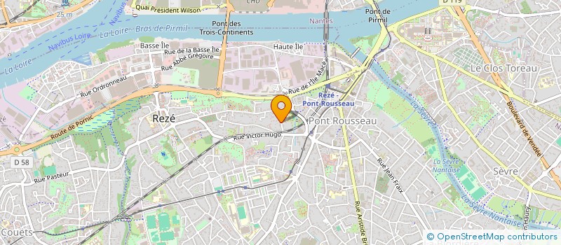 localisation de l'entreprise MADAME CAROLINE VAVASSEUR à REZE