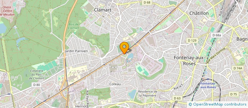 localisation de l'entreprise MADAME CAROLINE VELLA à CLAMART