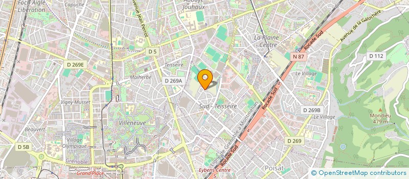 localisation de l'entreprise MADAME CAROLINE VERDREL à SAINT-MARTIN-D'HERES