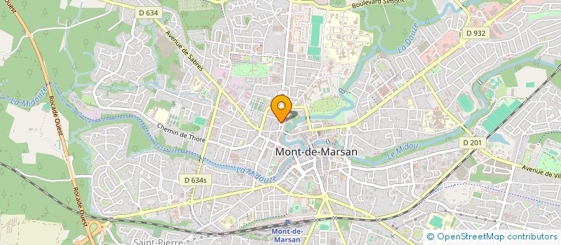 localisation de l'entreprise MADAME CAROLINE VEREECKE  MONT-DE-MARSAN