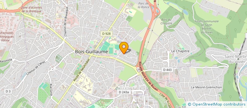 localisation de l'entreprise MADAME CAROLINE VERHAEGE à BOIS-GUILLAUME