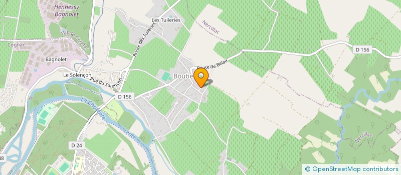 localisation de l'entreprise MADAME CAROLINE VERON  BOUTIERS-SAINT-TROJAN