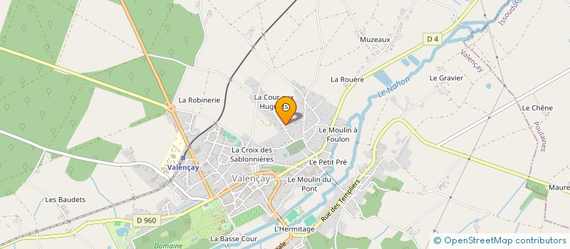 localisation de l'entreprise MADAME CAROLINE VERPOORTEN à VALENCAY