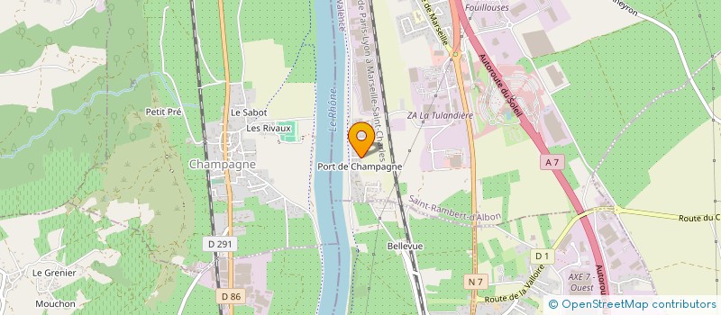 localisation de l'entreprise MADAME CAROLINE VERT  SAINT RAMBERT D'ALBON