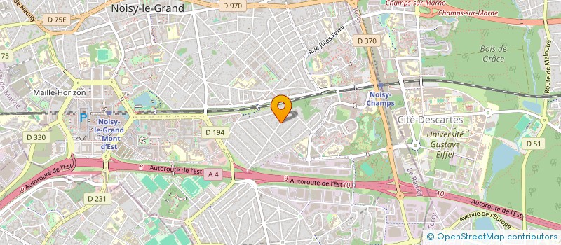 localisation de l'entreprise MADAME CAROLINE VERTUEUX à NOISY-LE-GRAND