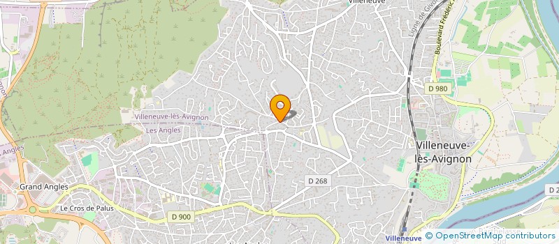 localisation de l'entreprise MADAME CAROLINE VIAL  VILLENEUVE-LES-AVIGNON