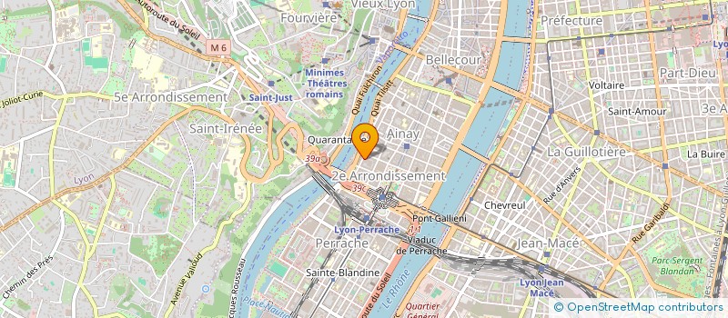 localisation de l'entreprise MADAME CAROLINE VIAL  LYON