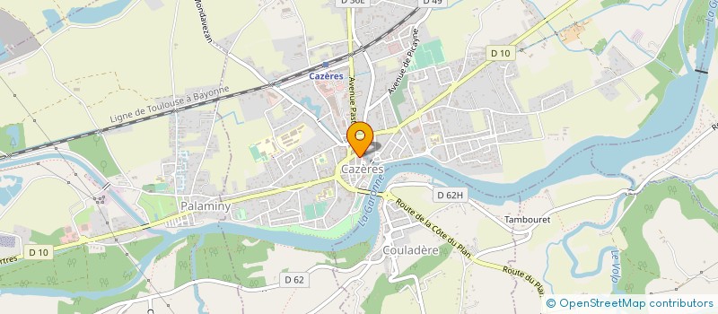 localisation de l'entreprise MADAME CAROLINE VIDAL  RIEUX