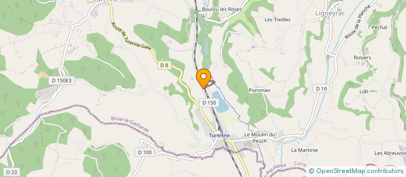 localisation de l'entreprise MADAME CAROLINE VIEILLEFOSSE  TURENNE