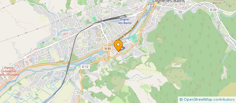 localisation de l'entreprise MADAME CAROLINE VIGNOT à DIGNE-LES-BAINS