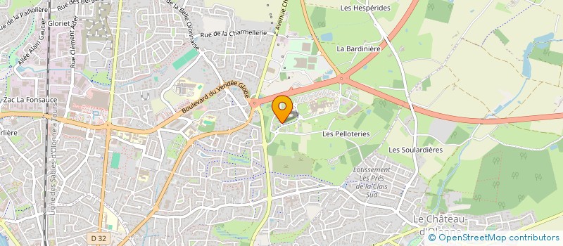 localisation de l'entreprise MADAME CAROLINE VILAIN à LES SABLES D'OLONNE