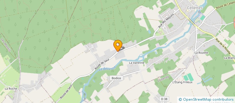 localisation de l'entreprise MADAME CAROLINE VILDARD  LES MONTILS