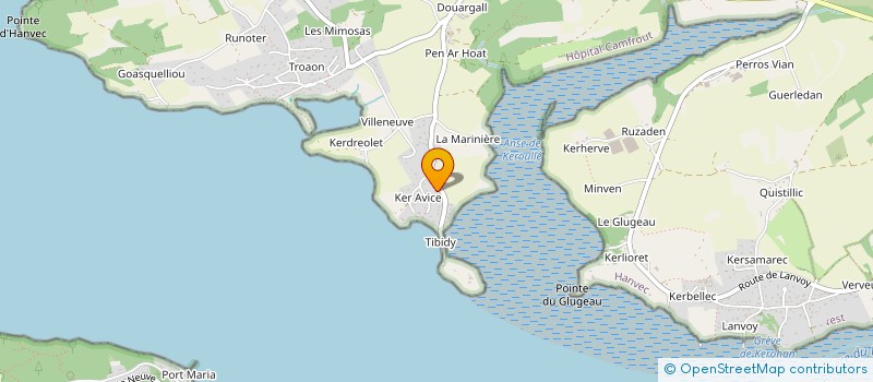 localisation de l'entreprise MADAME CAROLINE VILLEGER  PLOUGASTEL-DAOULAS