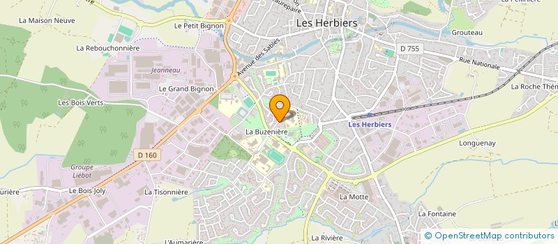 localisation de l'entreprise MADAME CAROLINE VILLETTE à LES HERBIERS