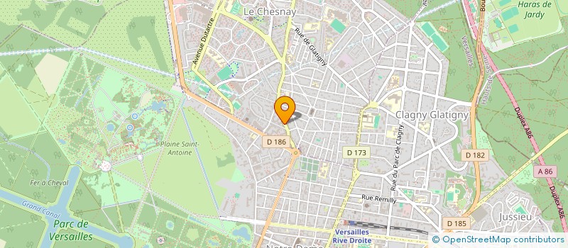 localisation de l'entreprise MADAME CAROLINE VILLOUTREIX  LE CHESNAY-ROCQUENCOURT