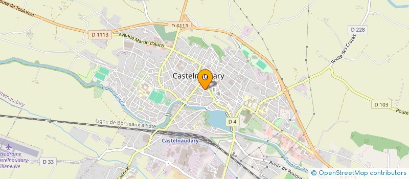 localisation de l'entreprise MADAME CAROLINE VINA à CASTELNAUDARY