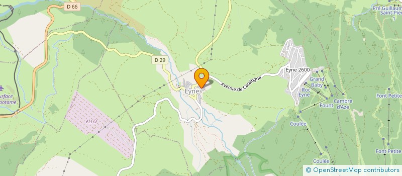 localisation de l'entreprise MADAME CAROLINE VISTE  EYNE