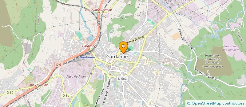 localisation de l'entreprise MADAME CAROLINE VITA à GARDANNE