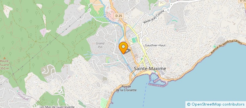 localisation de l'entreprise MADAME CAROLINE VIVANT à SAINTE-MAXIME