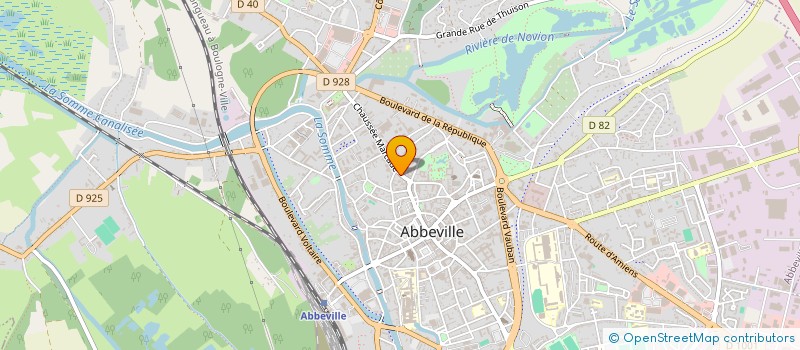 localisation de l'entreprise MADAME CAROLINE VIVILLE à ABBEVILLE