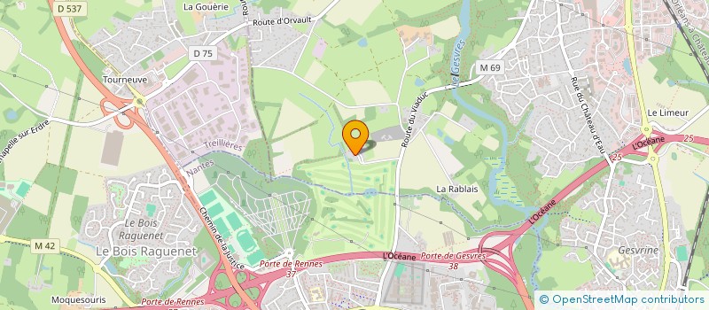 localisation de l'entreprise MADAME CAROLINE VOUILLAUME à LA CHAPELLE-SUR-ERDRE