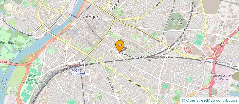 localisation de l'entreprise MADAME CAROLINE VRONIQUE TAPHANEL à ANGERS