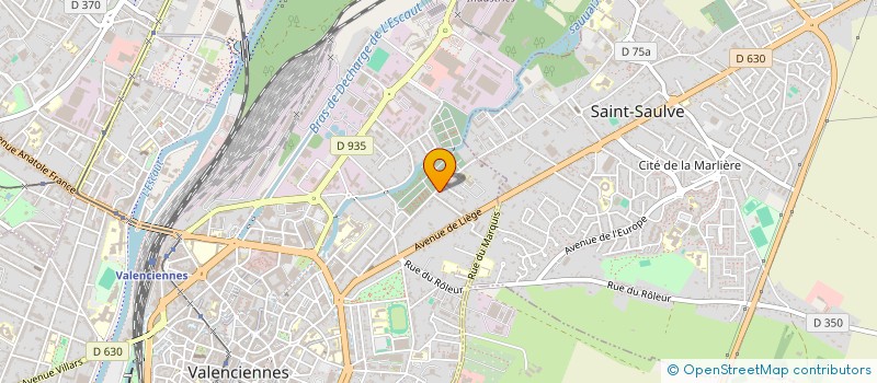 localisation de l'entreprise MADAME CAROLINE WADIN à VALENCIENNES