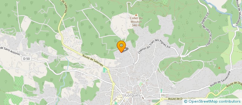 localisation de l'entreprise MADAME CAROLINE WAGENAAR  LORGUES