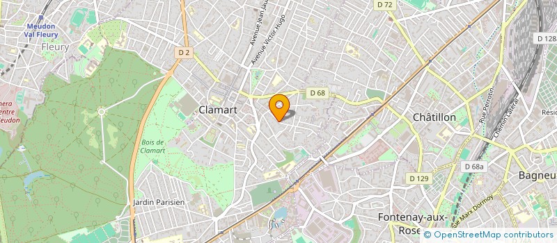 localisation de l'entreprise MADAME CAROLINE WALDTEUFEL  LE CHESNAY-ROCQUENCOURT