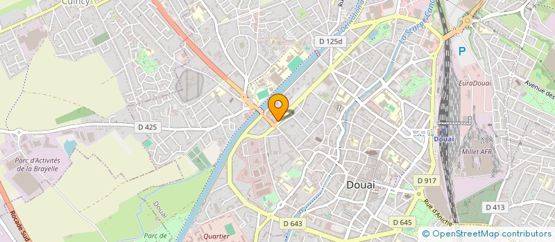 localisation de l'entreprise MADAME CAROLINE WALKOWIAK  DOUAI