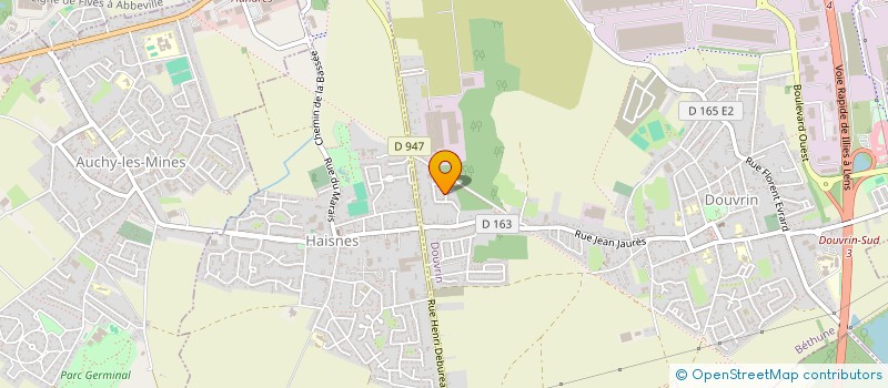 localisation de l'entreprise MADAME CAROLINE WALLARD  DOUVRIN