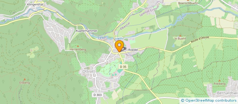 localisation de l'entreprise MADAME CAROLINE WALTER  OTTROTT