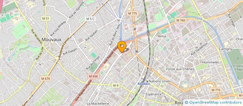localisation de l'entreprise MADAME CAROLINE WANGUI à TOURCOING